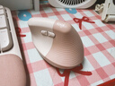 罗技（Logitech）Wave Combo 无线人体工学键鼠套装 垂直鼠标 无线蓝牙鼠标 办公键盘 无线键盘 蓝牙键盘 粉色 实拍图