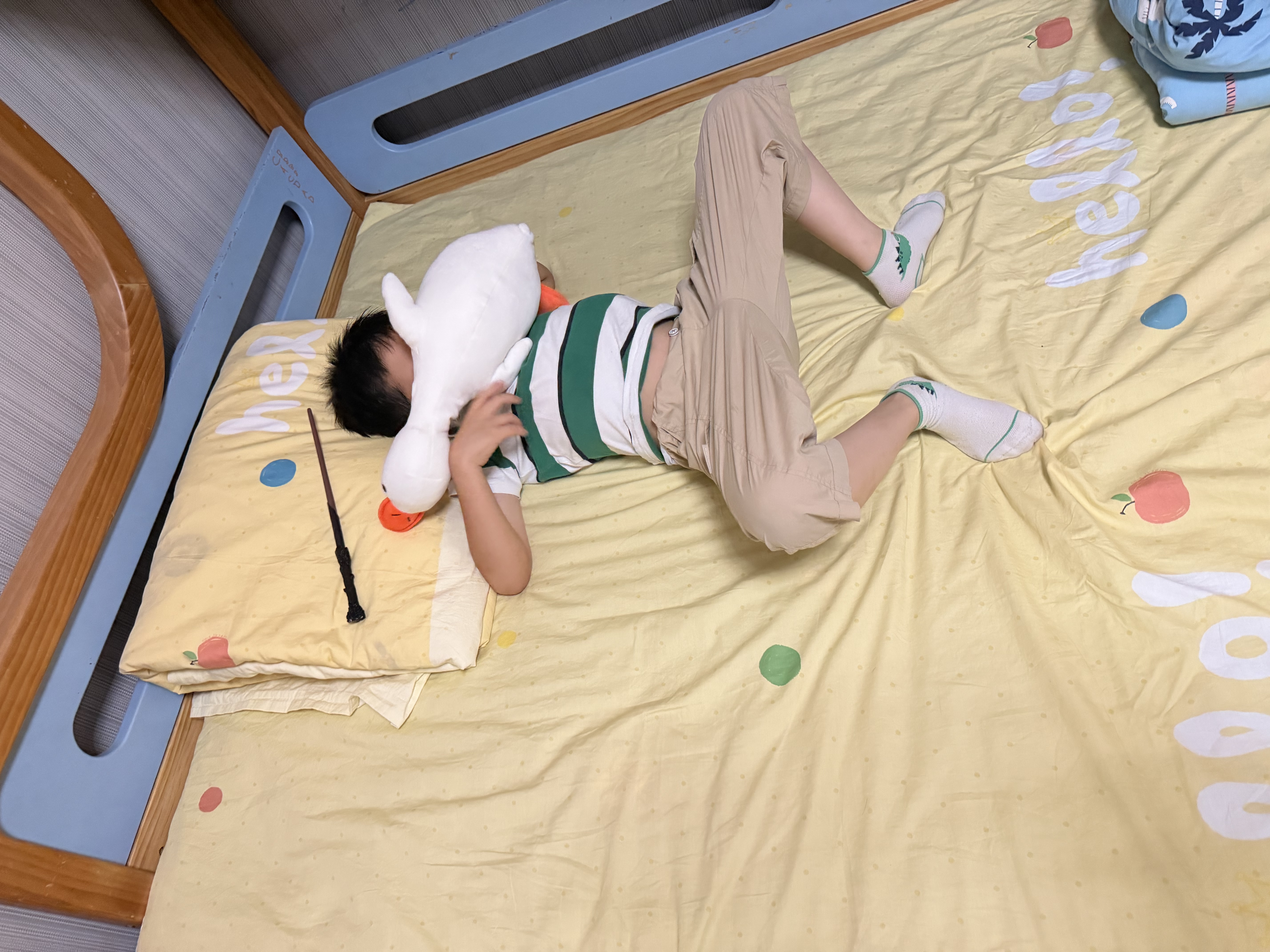 罗莱儿童棉花被子被芯 婴幼儿A类可水洗全棉抗菌幼儿园夏凉被 150*215 实拍图
