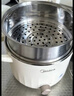 美的（Midea）电煮锅 泡面火锅宿舍小电锅 电蒸锅 多功能家用电热锅 2.6L蒸煮一体 小型2-3人用 配带蒸笼XZE2076 实拍图