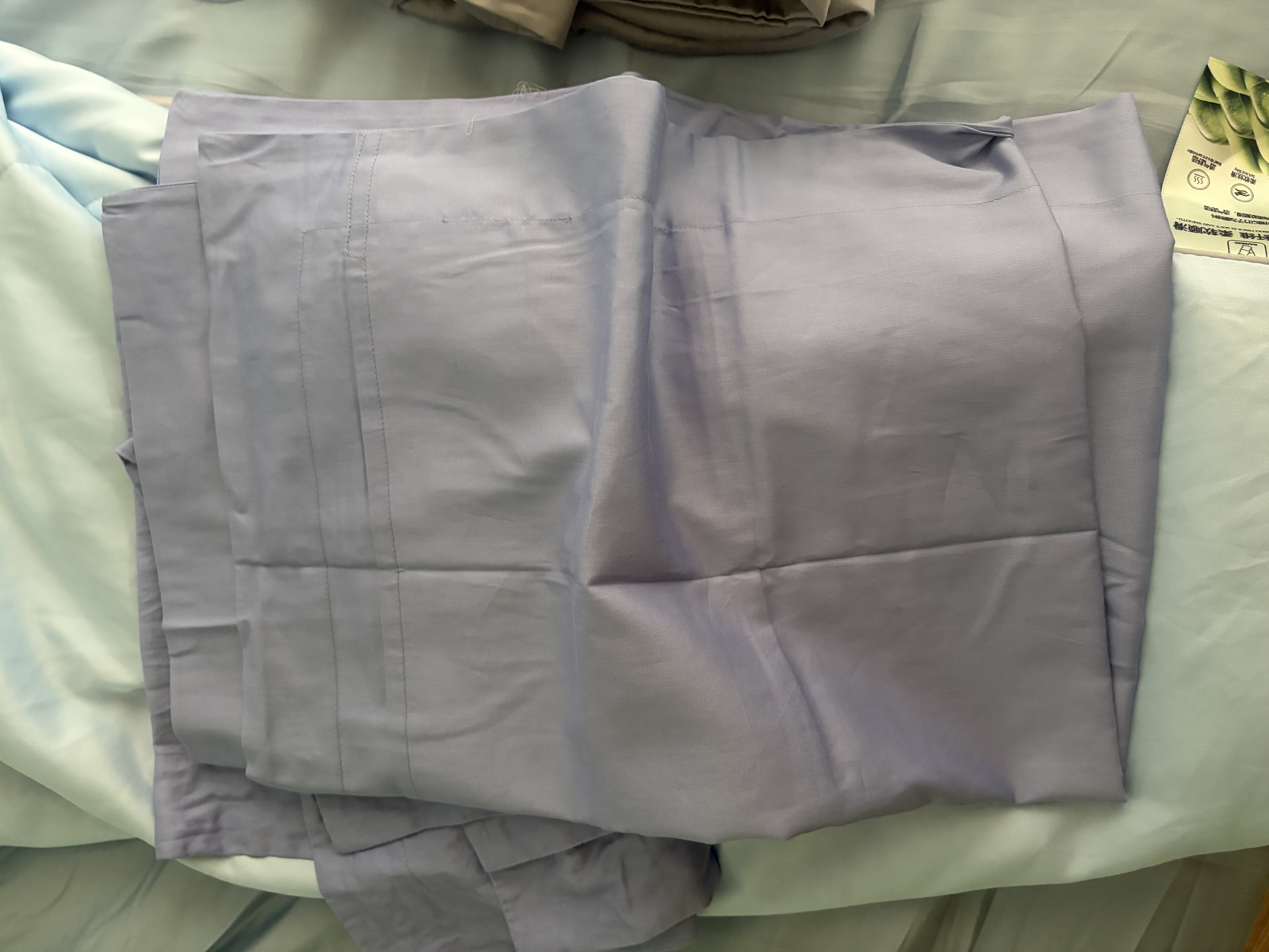 百丽丝对枕套60S全棉100%长绒棉枕头套A类床上用品贡缎透气家用双人枕套 实拍图