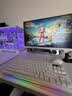华硕ROG XG27ACMES-W 27英寸显示器2K240Hz电竞显示器超频255Hz HDR400 G-Sync 0.3ms响应 HDMI 2.1 实拍图