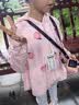 牧萌儿童防晒衣男女童防晒服夏季冰丝凉感宝宝防晒外套披肩 水蜜桃 L 实拍图