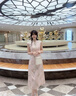 香影【王楚然同款】新中式旗袍女夏季2026新款花路白兰国风连衣裙 粉橘 S 晒单实拍图