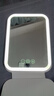 名创优品（MINISO）三色LED化妆镜便携皮套折叠化妆镜皮包镜-小号(白色) 实拍图