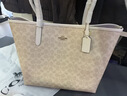 蔻驰（COACH）【品牌直供】新款女包CITY33通勤电脑包托特包沙黄CV976 生日礼物 实拍图