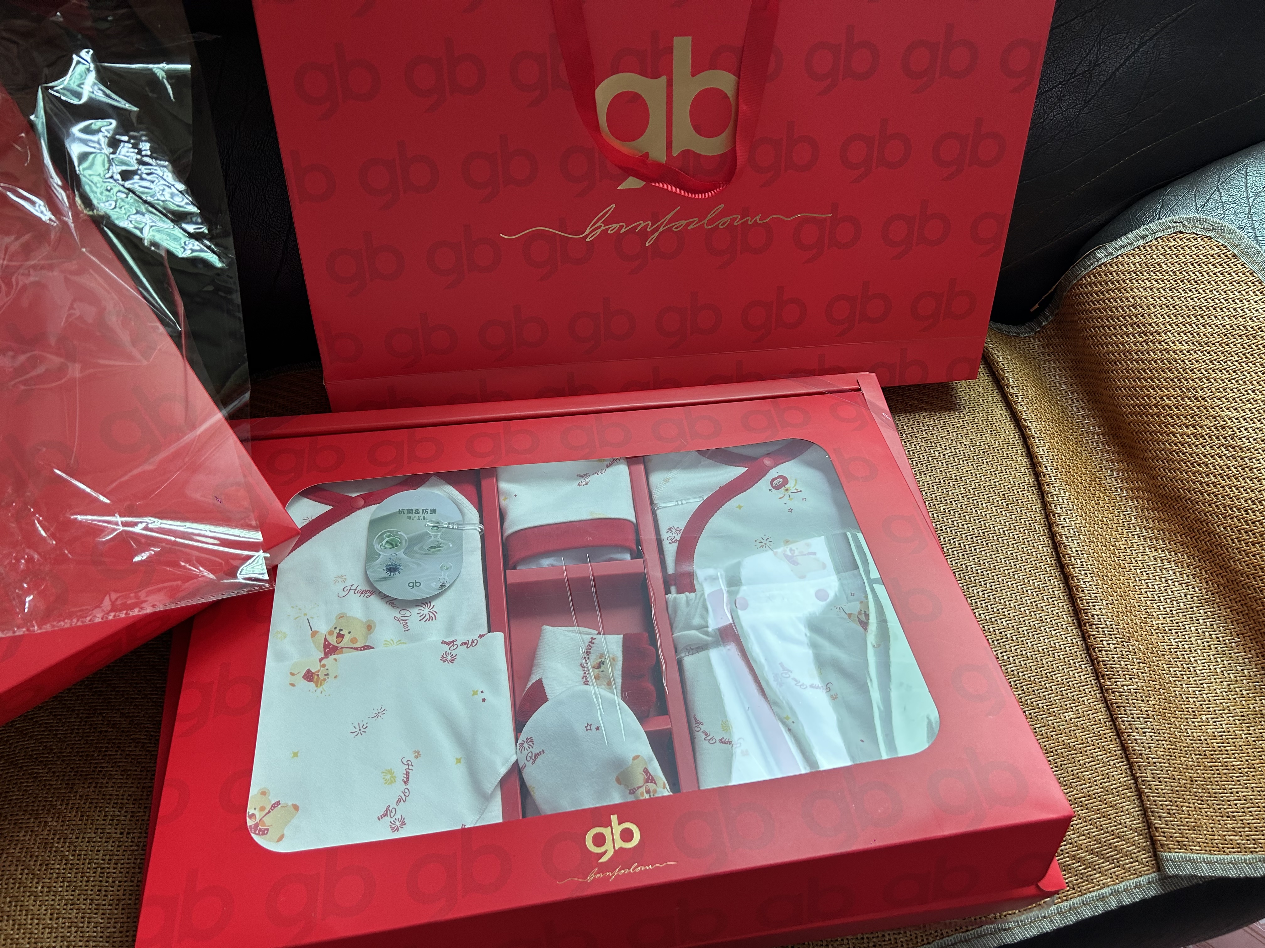 好孩子（gb）婴儿礼盒新生儿喜庆红品衣服宝宝礼物初生套装送礼百日礼 晒单实拍图
