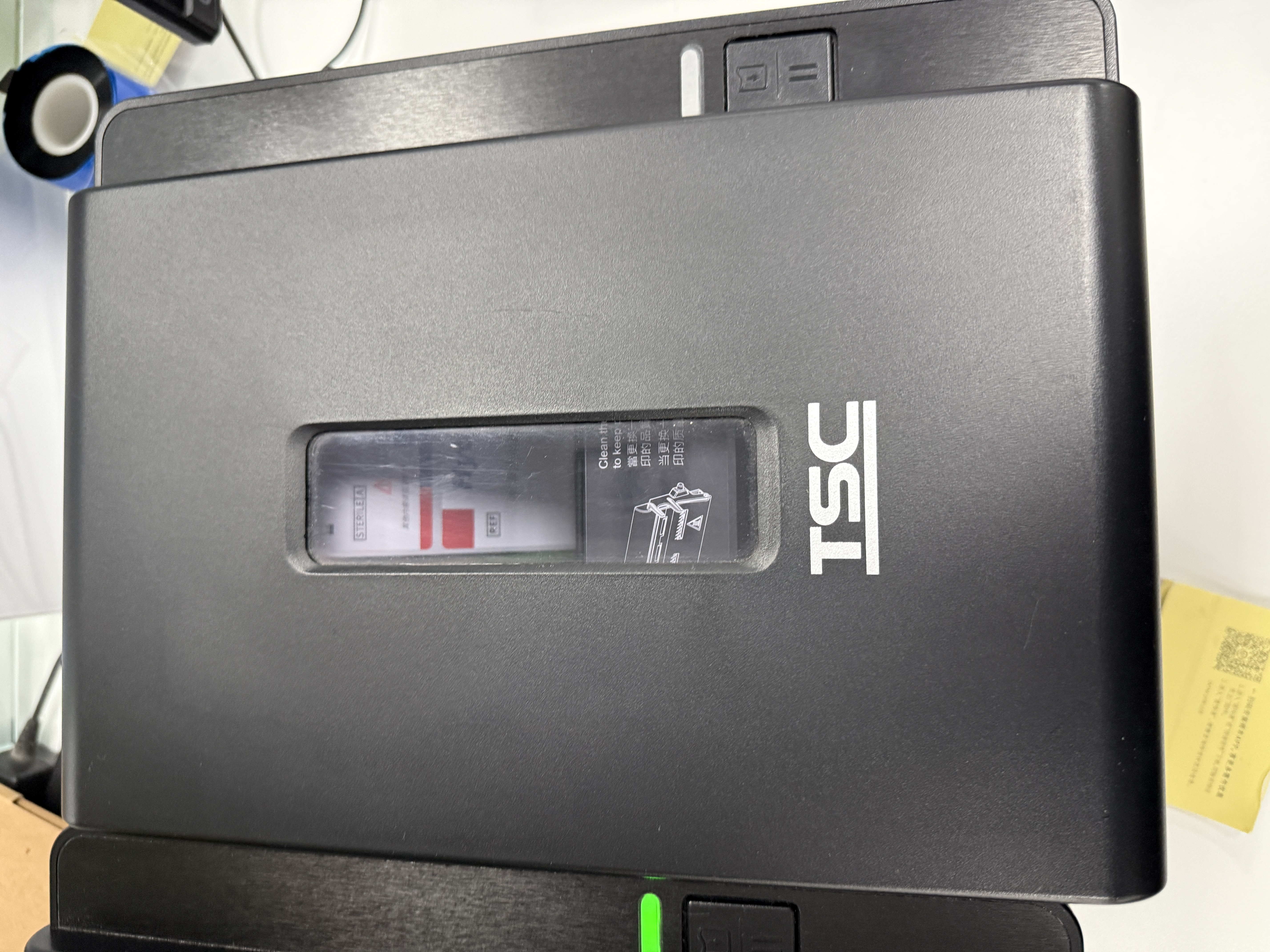 TSC条码打印机TE344 标签打印机300点高清打印 铜板哑银热转印热敏不干胶票据洗水唛碳带打印机 TE344【300dpi高清打印】含标签纸+碳带 实拍图