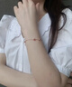 周大生小蛮腰手链女玫瑰金色轻奢小众孔雀石银手链送女友老婆七夕礼物 实拍图