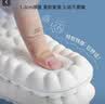 足力健足弓支撑软弹运动减震鞋垫男4d久站不累踩屎感软女 灰色2双37-38 实拍图