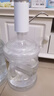 拜杰纯净水桶 食品级PC矿泉水桶透明手提式水桶茶水桶 大容量水桶黑盖7.5L 实拍图