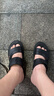 红蜻蜓凉鞋男26新款外穿凉拖软底凉皮鞋透气两穿沙滩鞋WTT22118S黑色43 实拍图