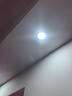 欧普照明（OPPLE）LED筒灯嵌入式孔灯吊顶灯超薄客厅漆白全铝 5瓦白光开孔7-8.5cm 实拍图
