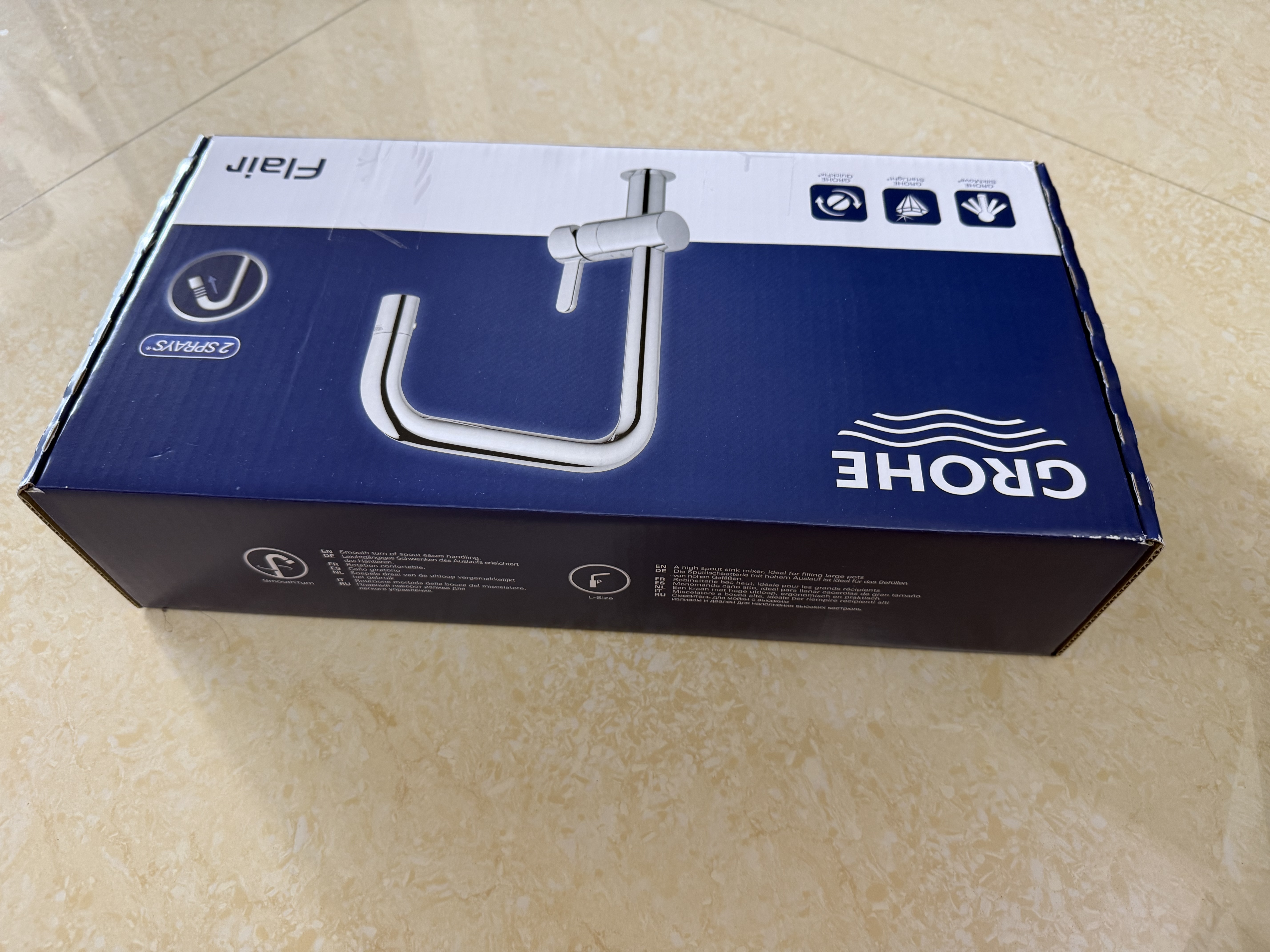 高仪（GROHE）进口家用厨房龙头 可抽拉/旋转冷热水洗菜 家用U型龙头3245510C 实拍图