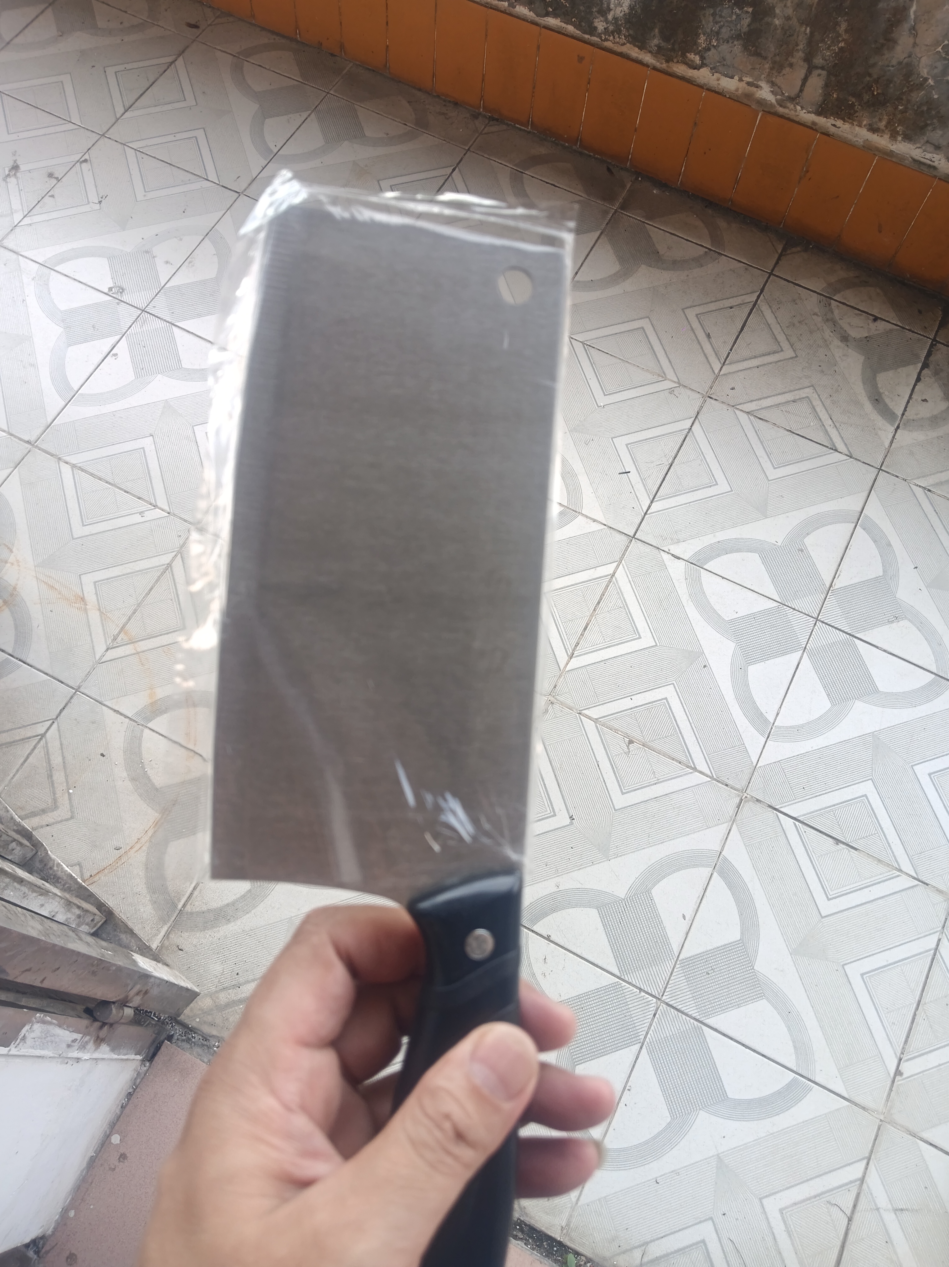 小天籁（XIAO TIAN LAI） 刀具套装菜刀菜板厨具全套厨房锋利切菜刀锅铲套装宿舍刀具砧板 锋利磨砂菜刀 实拍图