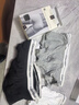 Calvin KleinCK 男士平角内裤 3条装  LV00NB4389 MP1黑/灰/白  L 实拍图