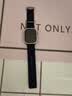 W&P新款适用苹果手表表带apple watch ultra3/2海洋硅胶双扣回环表带iwatch S11/10/9/8/SE 蓝色45 实拍图