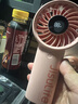 几素小风扇手持风扇高速节能迷你便携随身手拿电风扇户外办公室桌面学生宿舍宝宝儿童轻音大风力电扇 【粉-5000mAh】高速节能I5档劲风 实拍图