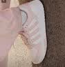 adidas COURTBEAT场下休闲篮球风板鞋男女阿迪达斯官方轻运动   白色/沙棕粉   36 实拍图