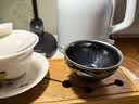 束氏非遗建阳建盏银兔毫铁胎茶盏品茗杯主人杯喝茶功夫茶杯茶具礼盒 实拍图