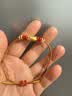 曼卡龙DIY新款手绳 适合自编 手链脚链 黄金配件 细红绳（约2mm） 实拍图