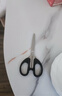 剪刀家用办公用小型便携式剪子儿童diy手工剪快递剪钓鱼剪刀14cm 不锈钢剪刀黑色中号【1把】 实拍图