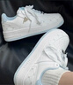 卡帕（Kappa）女鞋夏季2026新款增高小白鞋子女款休闲运动板鞋女潮鞋 冰山蓝 36 实拍图
