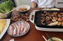 小熊（Bear）烤肉锅电烤盘 家用电烧烤炉 电烤炉多功能锅烤串烤肉一体不沾烤串机可拆烧烤炉DKL-H21P1 实拍图