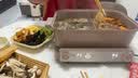 美的（Midea）电火锅钛陶0氟多功能锅不锈钢蒸锅鸳鸯火锅专用锅超薄速沸多功能一体电锅煎烤料理锅DLS332266S 实拍图