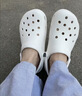 CROCS卡骆驰白鹿同款云朵洞洞鞋时尚百搭户外沙滩鞋|206750 黑色-001(含智必星) 39 (250mm) 实拍图