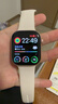 Apple/苹果 Watch S11 智能手表GPS款46毫米玫瑰金色铝金属表壳淡桃粉色运动型表带M/L MEVU4CH/B 实拍图