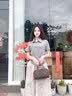 Ed Hardy包包女包潮奢虎头LOGO老花波士顿斜挎手提包情人节生日礼物送女友 实拍图