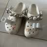 卡骆驰（CROCS）檀健次同款经典洞洞鞋轻便百搭女沙滩鞋包头拖鞋男鞋|10001 骨白色-2Y2(含智必星) 40 (250mm) 实拍图