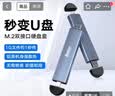 GETEAm2固态硬盘盒m.2转USB外接高速读取nvme移动硬盘壳子ssd直插式双接口手机电脑两用硬盘盒子 M2 NVMe协议双接口固态硬盘盒 （读取高达1000MB/s） 实拍图