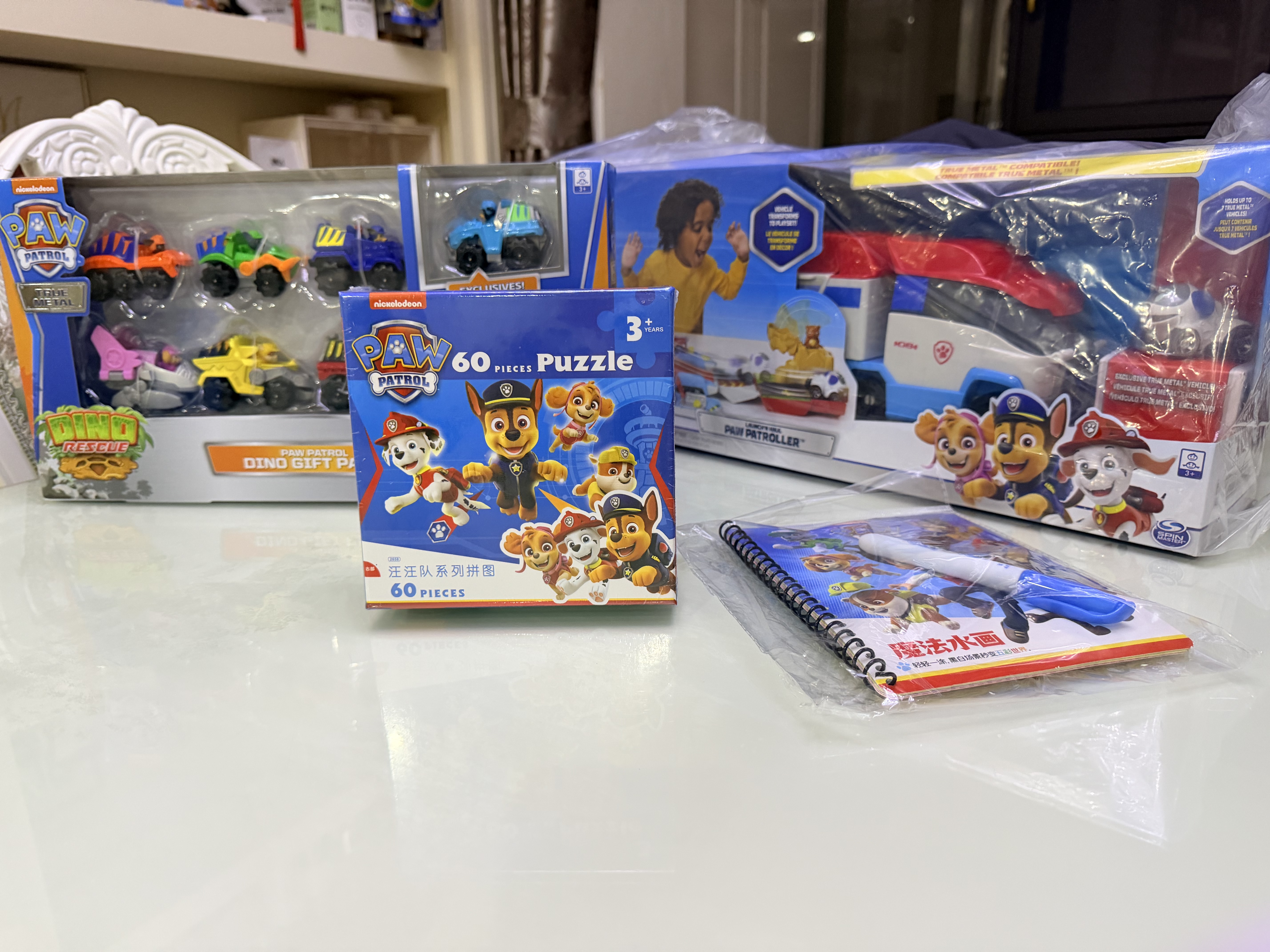 汪汪队立大功（PAW PATROL）画册反复涂鸦水画笔女孩男孩玩具笔绘画册儿童生日礼物 水画本x1 实拍图