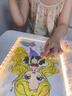 尚美贝贝儿童发光画板可擦写男女孩diy绘画写字板绘画板玩具3-6岁生日礼物 实拍图