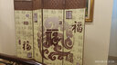 祥朗屏风实木布艺屏风隔断现代中式移动折屏座屏玄关客厅卧室书房餐厅酒店宾馆艾灸养生理疗定制屏风帘隔断帘 2米高x0.5米宽单面一扇 实拍图