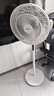 美的（Midea）【飓风节能】七叶柔风立式电风扇/家用轻音落地扇/台式小型风扇/大风力遥控定时摇头风扇 SAH35BSJ 实拍图