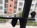 户璃德国吸盘式晾衣架伸缩晾衣杆阳台玻璃卫生间晾衣架免打孔晾晒神器 1.04m-1.9m-加粗加厚拉长伸缩款 枪灰色+钩【升级旗舰款】 实拍图