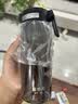 诺百纷4系魔力球磁弹泡茶杯tritan塑料便携户外健身防摔茶水分离杯  灰黑 T3511 550ml 实拍图