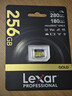 雷克沙（Lexar）256GB TF（MicroSD）存储卡 U3 V60 A1 读280MB/s 写180MB/s 高速内存卡 4K超清录制（GOLD） 实拍图