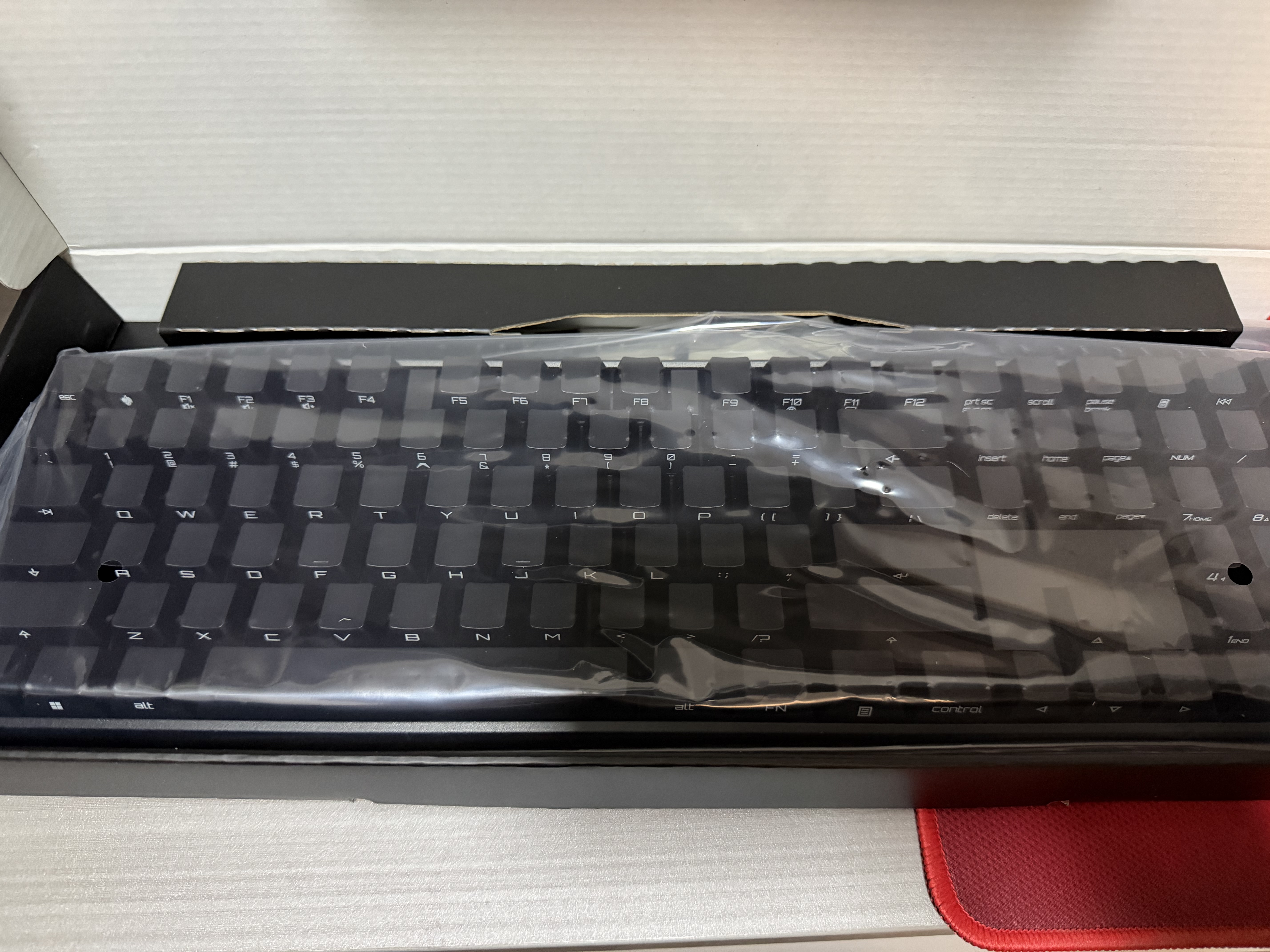 CHERRY樱桃MX3.0S机械键盘 游戏键盘 电竞键盘 有线办公电脑键盘108键 侧刻键帽 合金外壳 实拍图