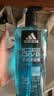 阿迪达斯（adidas）男士沐浴露 洗发洁面三效合一 补水保湿 冰点两件套600ml 实拍图