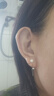 VLIFES999银针淡水珍珠耳钉女2026新款养耳洞足银耳环女后挂式耳饰防丢 珍珠耳钉一对 【礼盒装】 实拍图