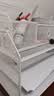 得力(deli) 金属网纹办公笔筒 多功能四格办公抽屉式桌面收纳盒摆件 办公用品 白色PK150 实拍图