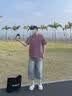 MMOPTOP运动防晒凉感速干短袖男士夏季撞色百搭宽松T恤MTX73藕紫L 实拍图