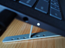 ThinkPad联想笔记本支架电脑桌支架散热器便携立式铝合金增高架适用苹果联想thinkbook14+ 11-17.3英寸银 实拍图