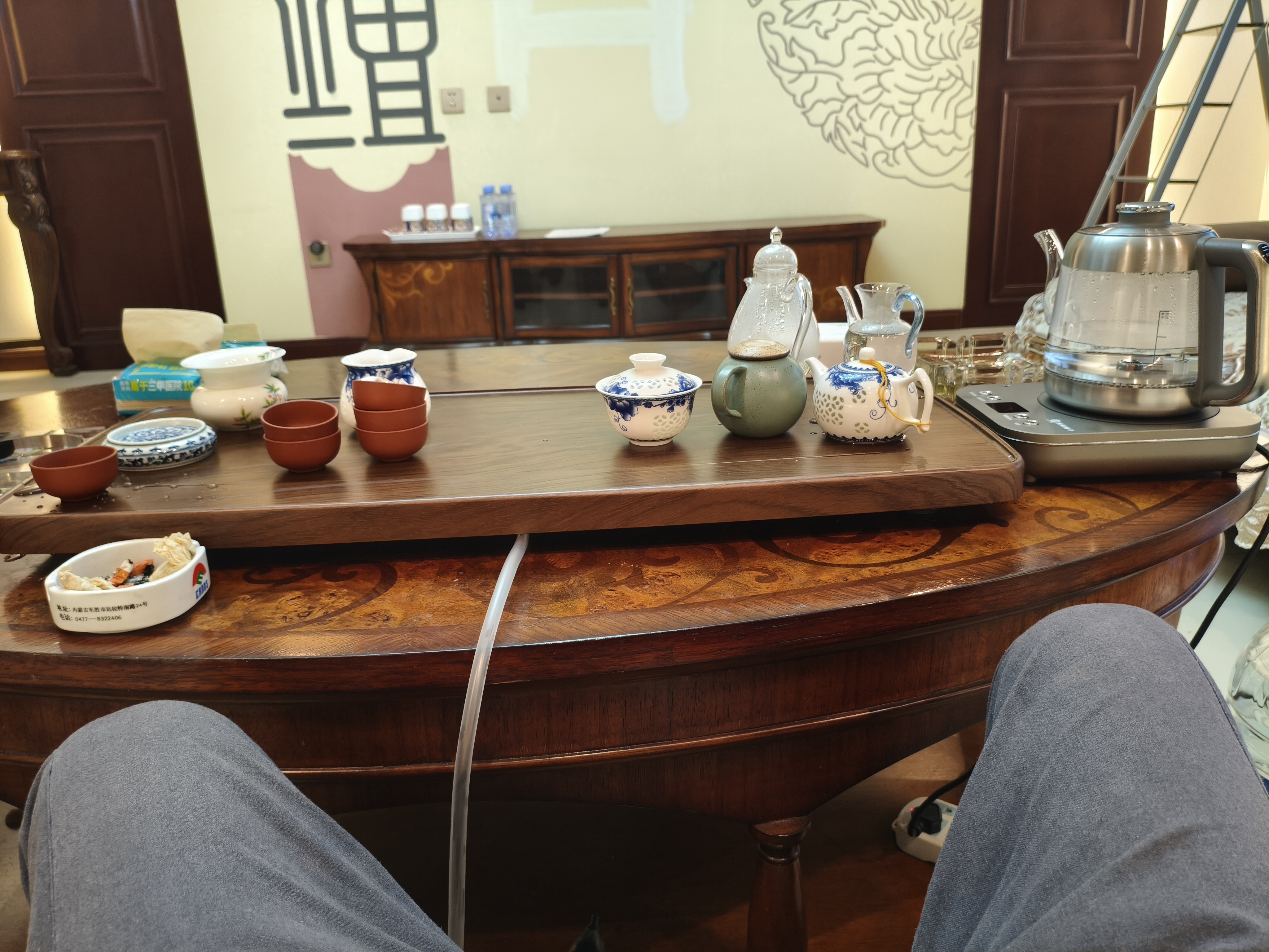 友家铺子（Biooner）全自动上水电热水壶 茶台烧水壶玻璃烧水器家用办公泡茶专用一体茶桌茶几保温抽水电茶炉RY-D7 实拍图