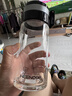 希诺单层玻璃杯大容量便携提环运动水杯男过滤泡茶杯子XN-9075 530mL 实拍图