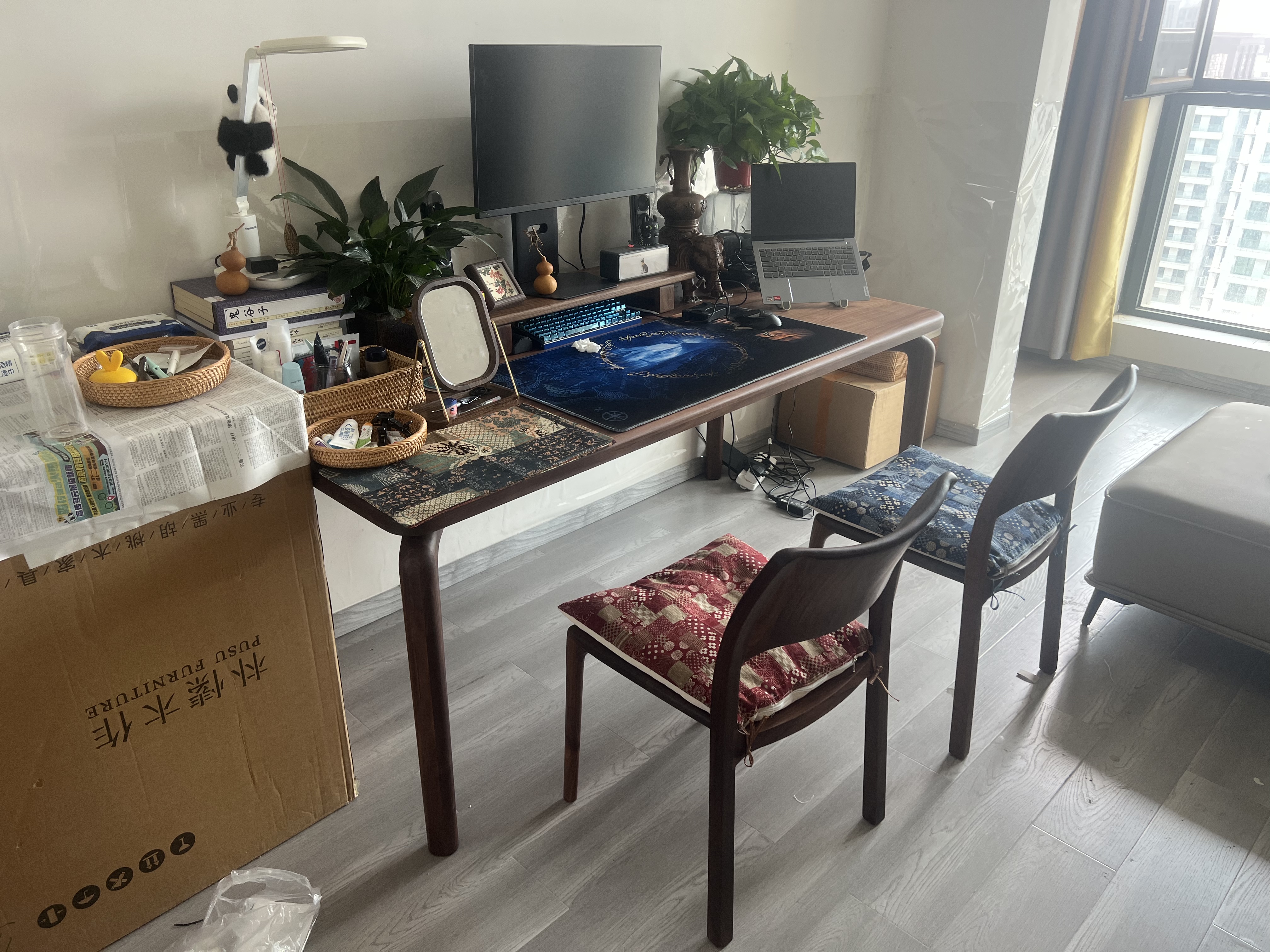 朴愫木作餐椅家用黑胡桃实木椅子现代简约餐桌椅餐厅休闲复古靠背椅书桌椅 拉图斯椅*2 | 15天内发货 实拍图