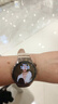 华为HUAWEI WATCH 5 42mm高端款烁金色904L不锈钢表壳星云杏素皮复合表带eSIM通话手表 实拍图